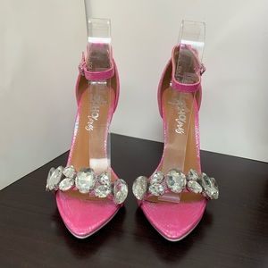 Andakucia-01 Rhinestone Stiletto High Heel